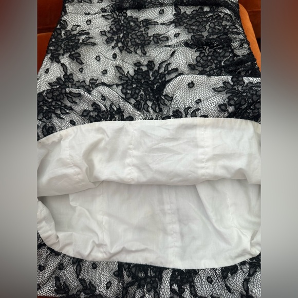 Dolce & Gabbana Y2K Black And White Tulle Lace Corset Mini Dress - Picture 11 of 16